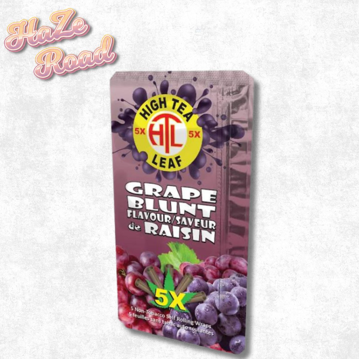 High Tea Leaf 5X Grape Blunt Wraps