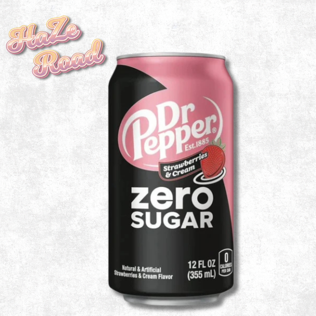 Dr Pepper - Dr Pepper Strawberries & Cream Zero Sugar 355mL