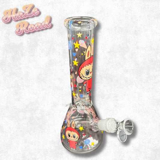 10" Bunny Squad Beaker Bong (Red)