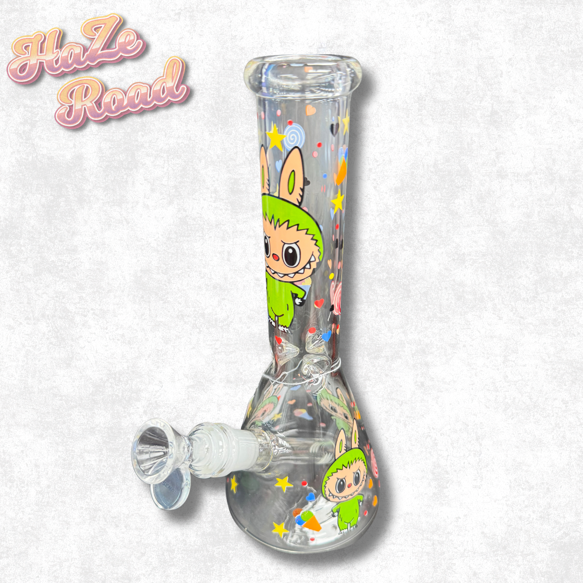10" Bunny Squad Beaker Bong (Green)