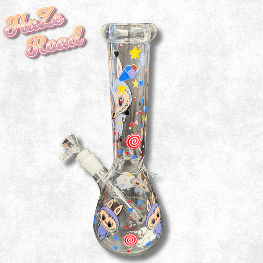 10" Bunny Squad Beaker Bong (Purple)