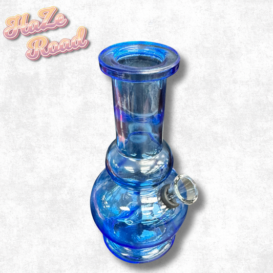 6" Blue Vase Beaker Bong