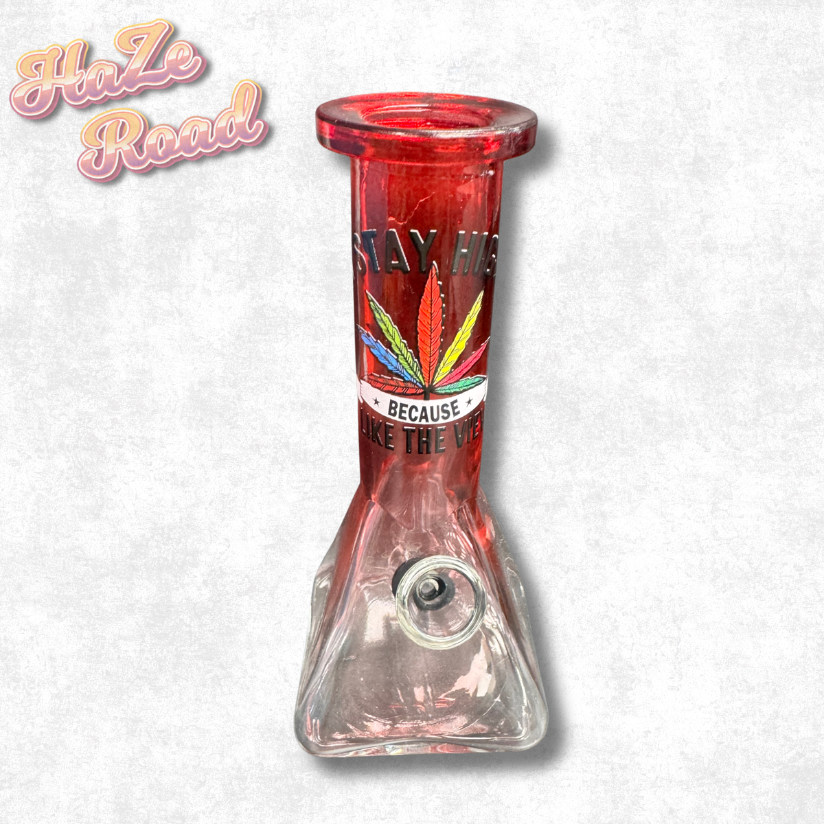 6" Square Bottom Beaker Stay High Bong