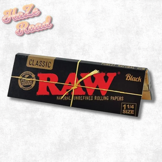 Classic Raw 1 1/4 Black