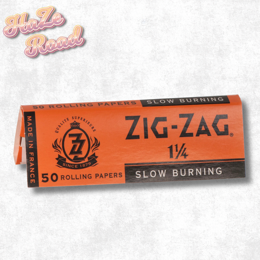 Zig Zag (Orange) 1. 1/4 Slow Burning 50 rolling papers