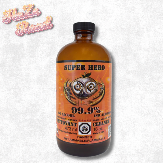 Orange Chronic Super Hero Glass Cleaner 16oz Glass Bottle