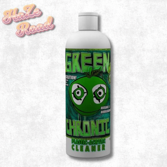 Orange Chronic Green 12oz Plastic and Acrylic Pipe Cleaner