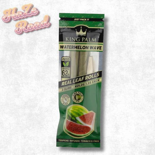 King Palm Watermelon Wave Real Leaf Rolls
