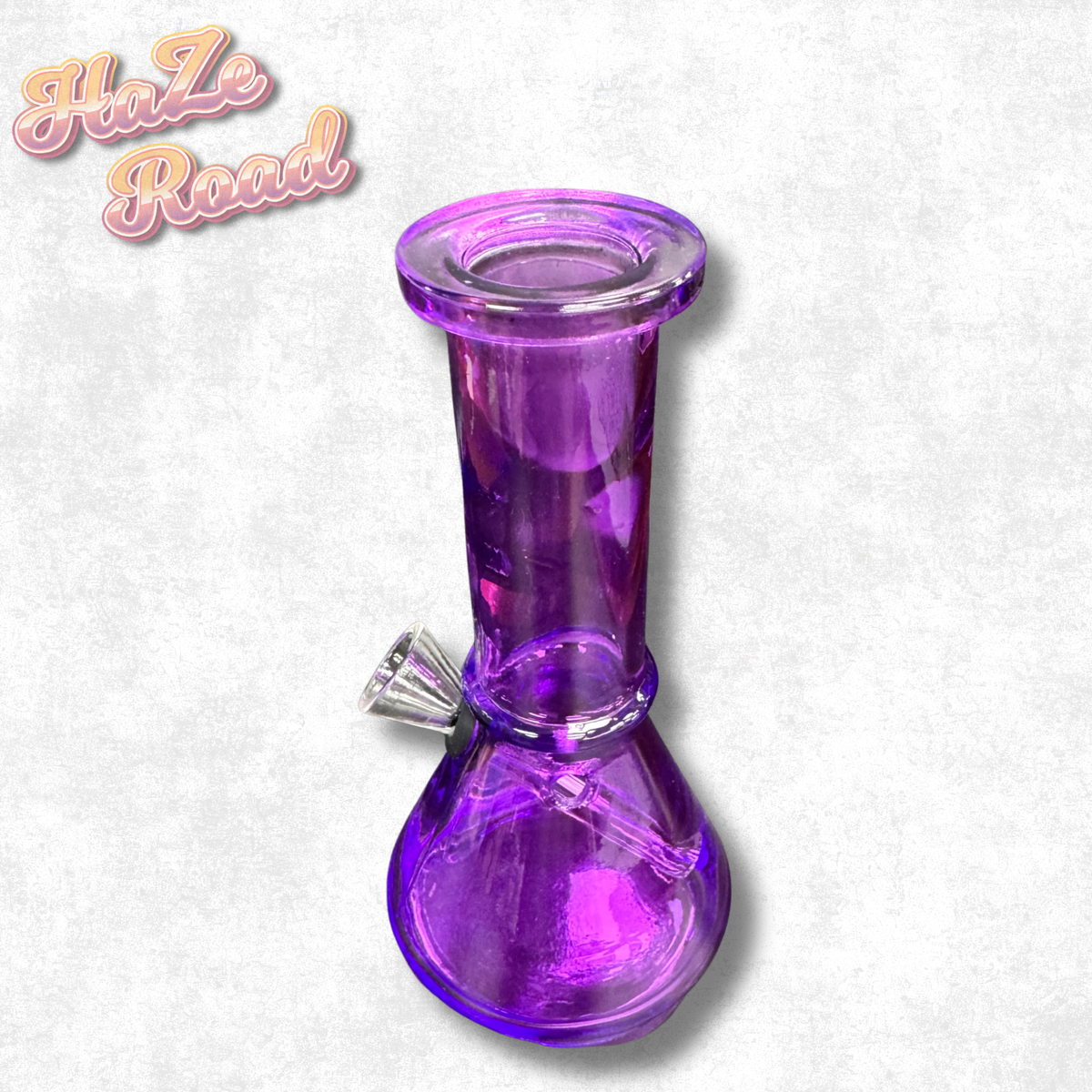 6" Purple Beaker Bong