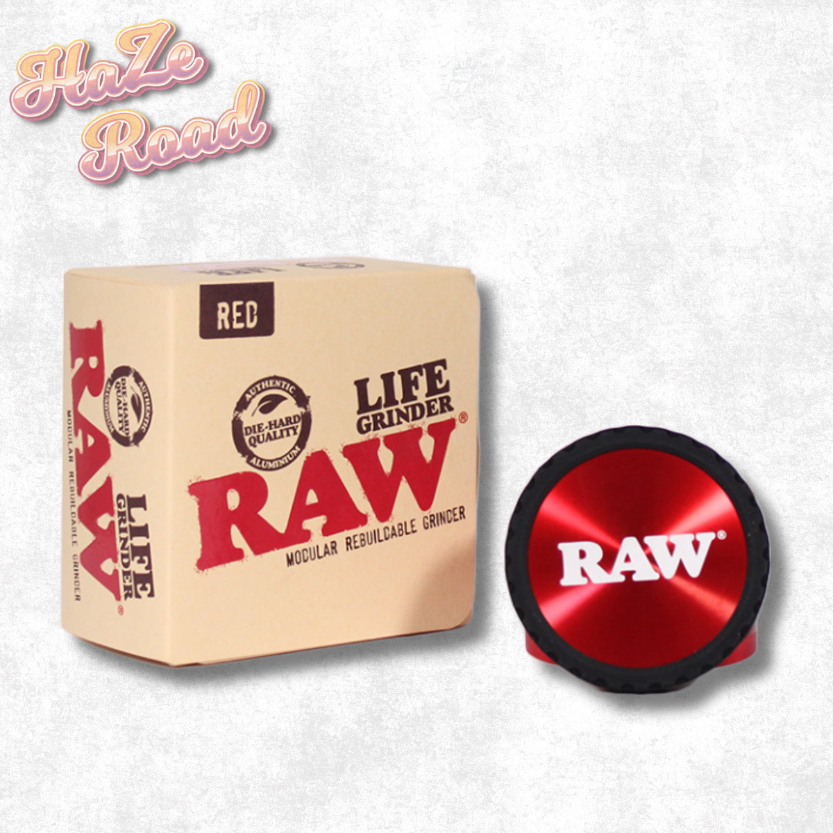 RAW Life Grinder Modular Rebuildable Grinder (Red)