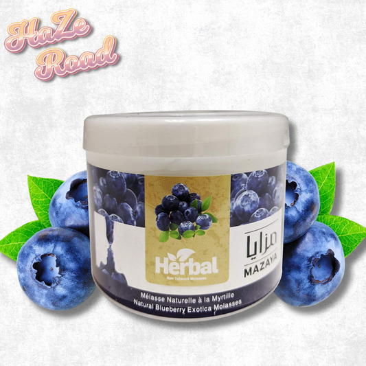 Mazaya Non Tobacco Molasses Blueberry with Mint