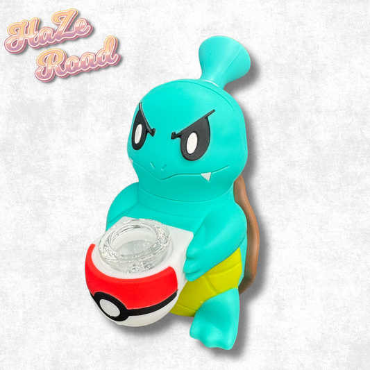 5" Blue Squirtle Silicone Bong