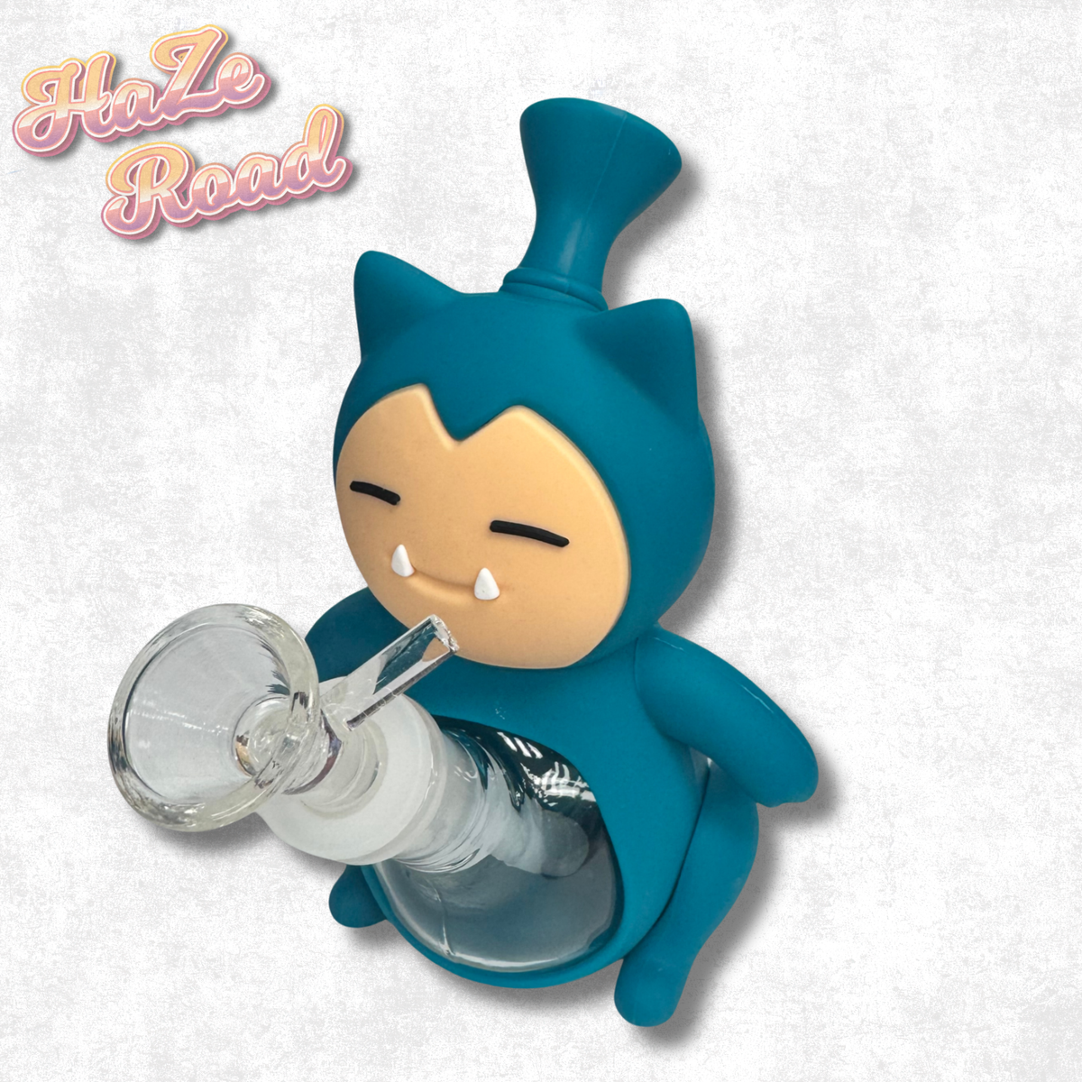 6" Snorlax Silicone Bong