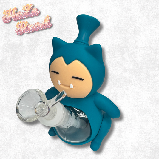 6" Snorlax Silicone Bong