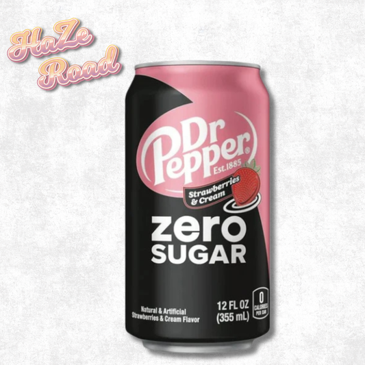 Dr Pepper - Dr Pepper Strawberries & Cream Zero Sugar 355mL